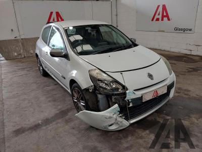 2011 RENAULT CLIO DYNAMIQUE TOMTOM 16V 1149cc PETROL MANUAL 5 Speed 3 DOOR HATCHBACK