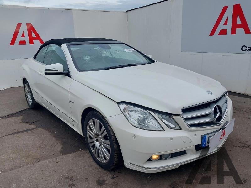 2010 MERCEDES E-CLASS E250 CGI BLUEEFFICIENCY SE 1796cc TURBO PETROL AUTOMATIC 2 DOOR CONVERTIBLE