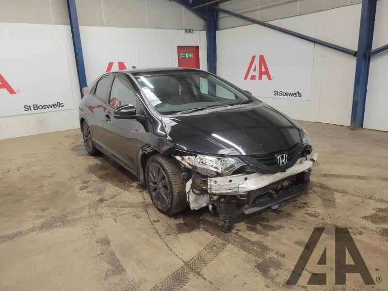 2014 HONDA CIVIC I-DTEC SR 1597cc TURBO DIESEL MANUAL 6 Speed 5 DOOR HATCHBACK