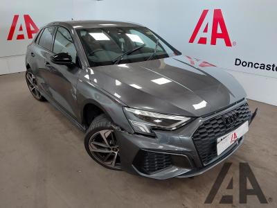 Image of 2023 AUDI A3 SPORTBACK TFSI S LINE BLACK ED 1498cc TURBO PETROL SEMI AUTO 5 DOOR HATCHBACK