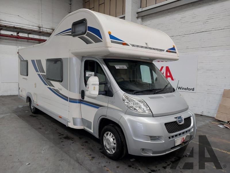2012 PEUGEOT BOXER HDI 335 ZUCKOFF TL 2198cc TURBO DIESEL MANUAL MOTORHOME