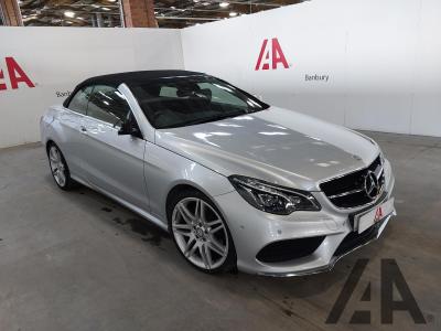 Image of 2017 MERCEDES E-CLASS E 220 D AMG LINE EDITION 2143cc TURBO DIESEL AUTOMATIC 2 DOOR CONVERTIBLE
