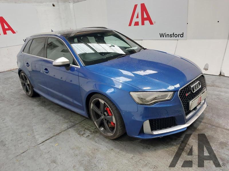 2016 AUDI A3 RS3 SPORTBACK QUATTRO NAV 2480cc TURBO PETROL SEMI AUTO 7 Speed 5 DOOR HATCHBACK