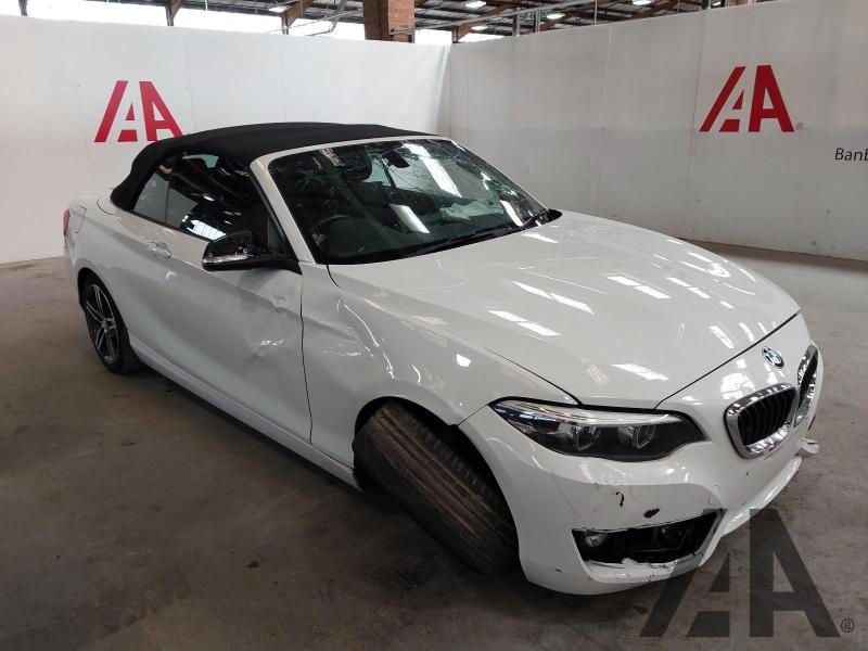 2018 BMW 2 SERIES 218I SPORT 1499cc TURBO PETROL MANUAL 2 DOOR CONVERTIBLE
