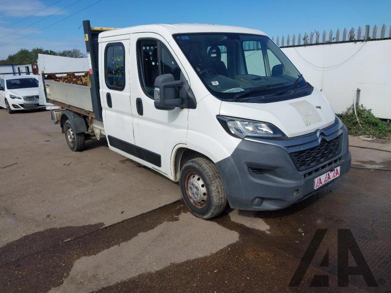 2019 CITROEN RELAY 35 L3 CRC TIPPER BLUEHDI 1997cc TURBO DIESEL MANUAL CHASSIS CAB