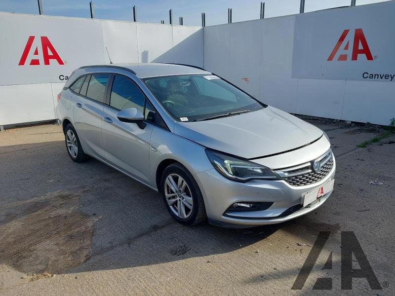 2018 VAUXHALL ASTRA DESIGN CDTI 1598cc TURBO DIESEL MANUAL 6 Speed 5 DOOR ESTATE