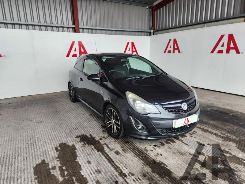 2014 VAUXHALL CORSA BLACK EDITION 1364cc TURBO PETROL MANUAL 3 DOOR HATCHBACK