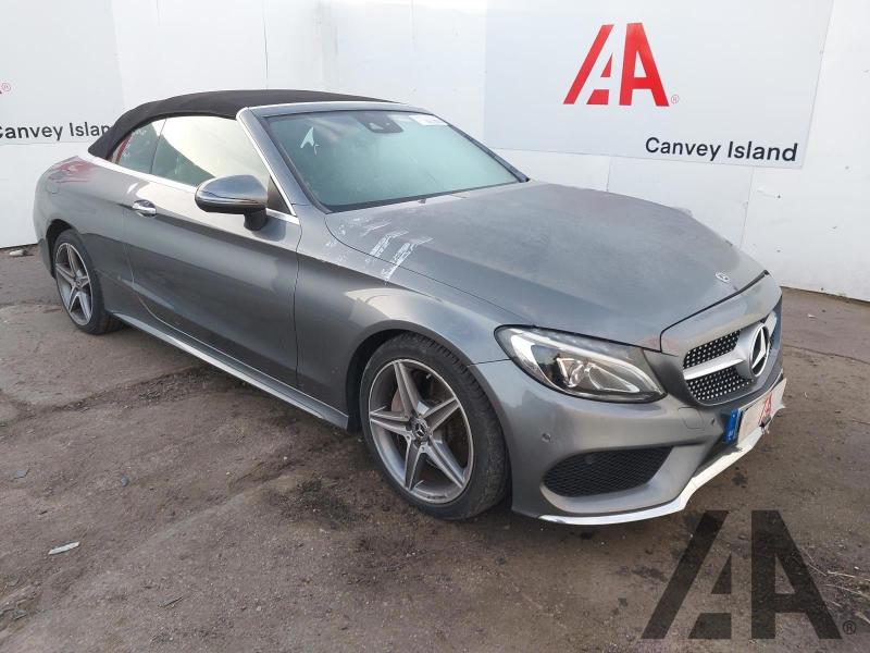 2017 MERCEDES C-CLASS C 250 D AMG LINE PREMIUM PLUS 2143cc TURBO DIESEL AUTOMATIC 2 DOOR CONVERTIBLE