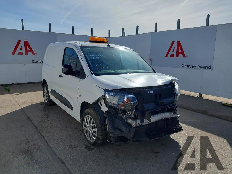 2022 CITROEN BERLINGO 1000 ENTERPRISE PRO M BLUEHDI 1499cc TURBO DIESEL MANUAL 4 DOOR PANEL VAN