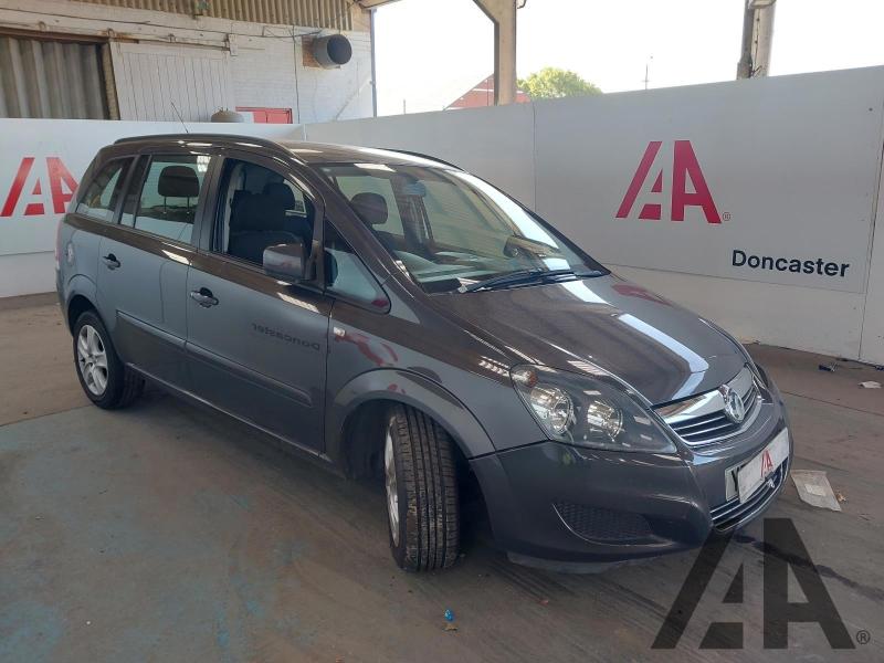 2012 VAUXHALL ZAFIRA EXCLUSIV 1598cc PETROL MANUAL 5 DOOR MPV