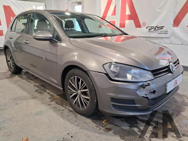 2014 VOLKSWAGEN GOLF SE TDI BLUEMOTION TECHNOLOGY 1598cc TURBO DIESEL MANUAL 5 Speed 5 DOOR HATCHBACK