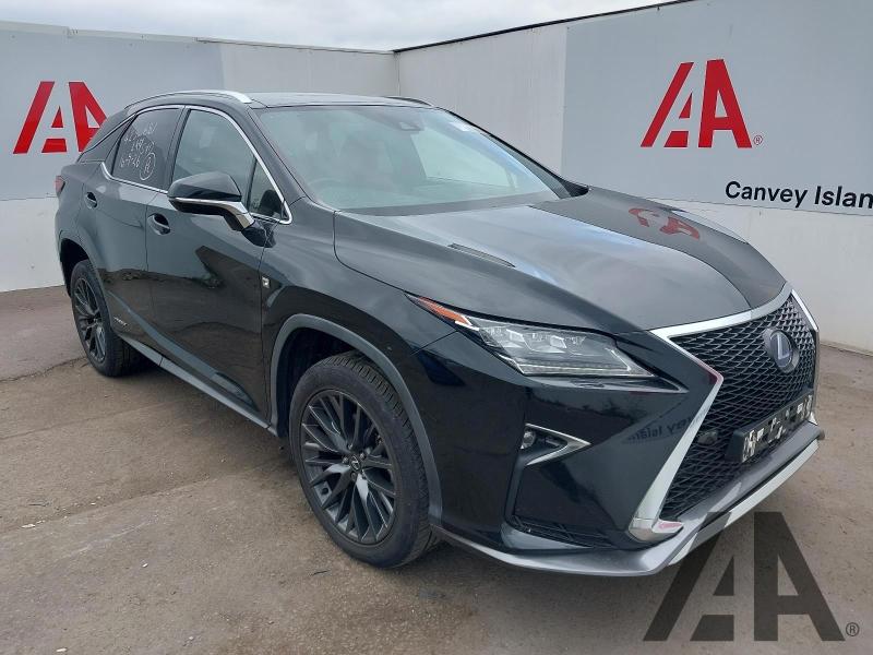 2016 LEXUS RX 450H F SPORT 3456cc PETROL/ELECTRIC CVT 1 Speed 5 DOOR ESTATE