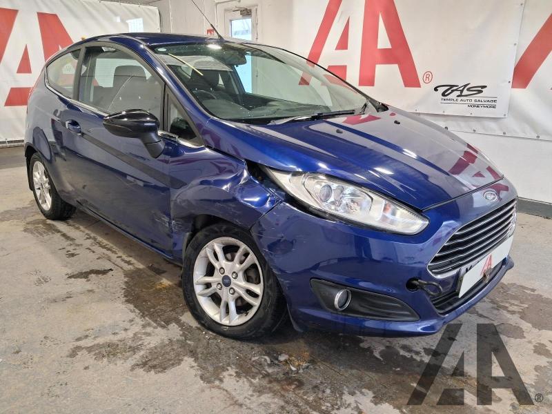 2015 FORD FIESTA ZETEC 1242cc PETROL MANUAL 5 Speed 3 DOOR HATCHBACK