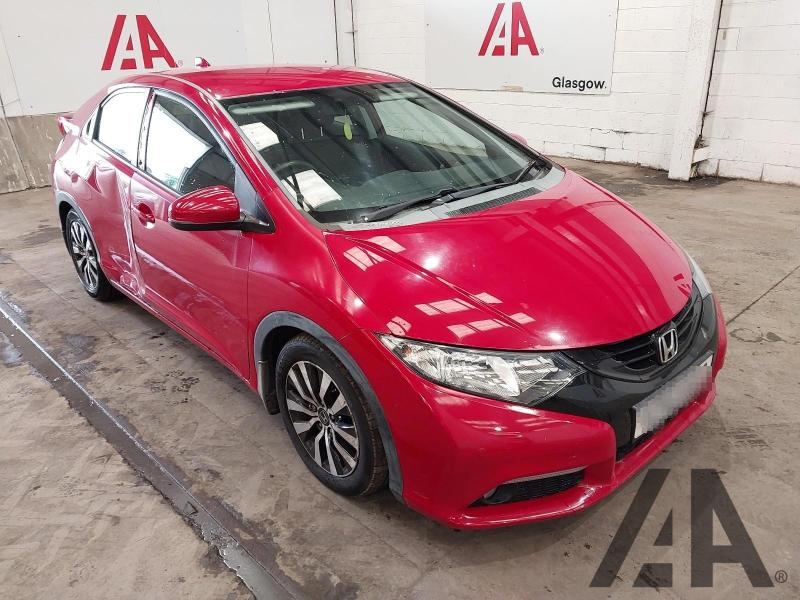 2014 HONDA CIVIC I-DTEC SE PLUS 1597cc TURBO DIESEL MANUAL 6 Speed 5 DOOR HATCHBACK