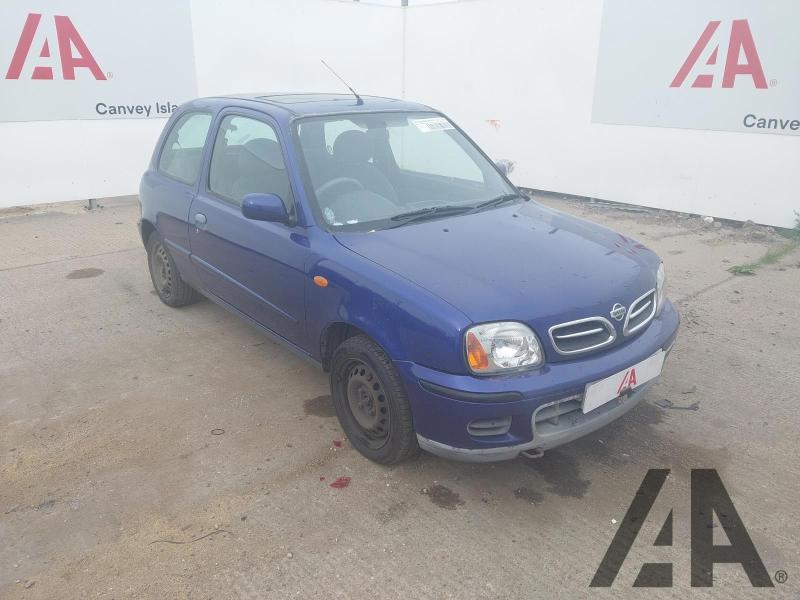 2002 NISSAN MICRA TEMPEST 998cc PETROL MANUAL 5 Speed 3 DOOR HATCHBACK