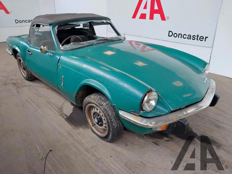 1972 TRIUMPH SPITFIRE 1296cc PETROL MANUAL 2 DOOR CONVERTIBLE