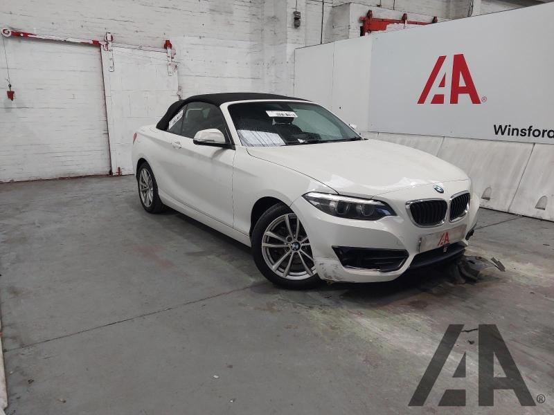 2019 BMW 2 SERIES 218I SPORT 1499cc TURBO PETROL MANUAL 2 DOOR CONVERTIBLE