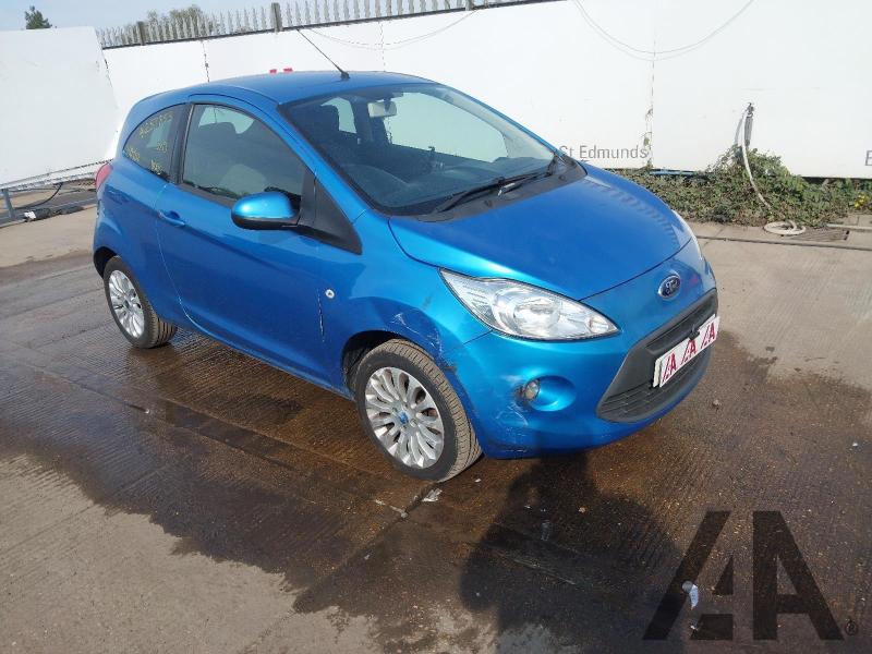 2013 FORD KA ZETEC 1242cc PETROL MANUAL 5 Speed 3 DOOR HATCHBACK