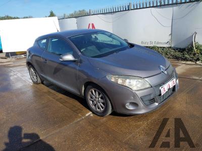 2009 RENAULT MEGANE EXPRESSION VVT 1598cc PETROL MANUAL 6 Speed 2 DOOR COUPE