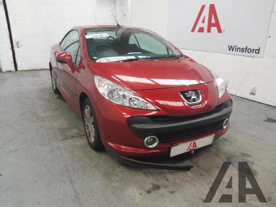 Image of 2007 PEUGEOT 207 SPORT COUPE CABRIOLET 1598cc PETROL AUTOMATIC 4 Speed 2 DOOR CONVERTIBLE