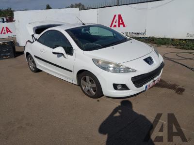 Image of 2014 PEUGEOT 207 CC ACTIVE 1598cc PETROL AUTOMATIC 4 Speed 2 DOOR CONVERTIBLE