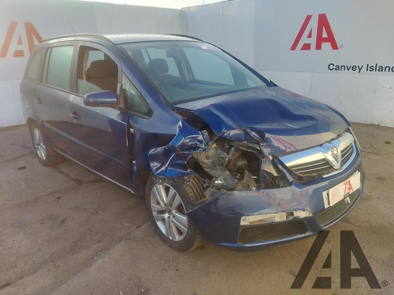 2009 VAUXHALL ZAFIRA EXCLUSIV 1598cc PETROL MANUAL 5 Speed 5 DOOR MPV