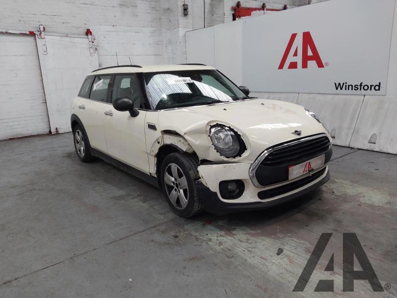 2018 MINI CLUBMAN ONE D 1496cc TURBO DIESEL MANUAL 6 Speed 5 DOOR ESTATE