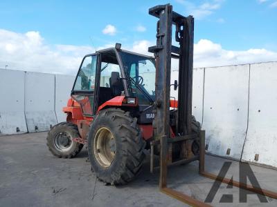 Image of 2008 MANITOU MT M26-4 ROUGH TERRAIN FORKLIFT DIESEL HYDROSTATIC MISC PLANT