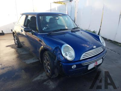 Image of 2004 MINI HATCH ONE 1598cc PETROL MANUAL 5 Speed 3 DOOR HATCHBACK