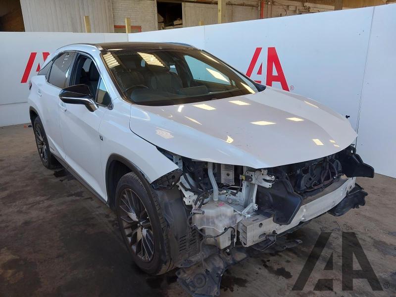 2016 LEXUS RX 450H F SPORT 3456cc PETROL/ELECTRIC CVT 1 Speed 5 DOOR ESTATE