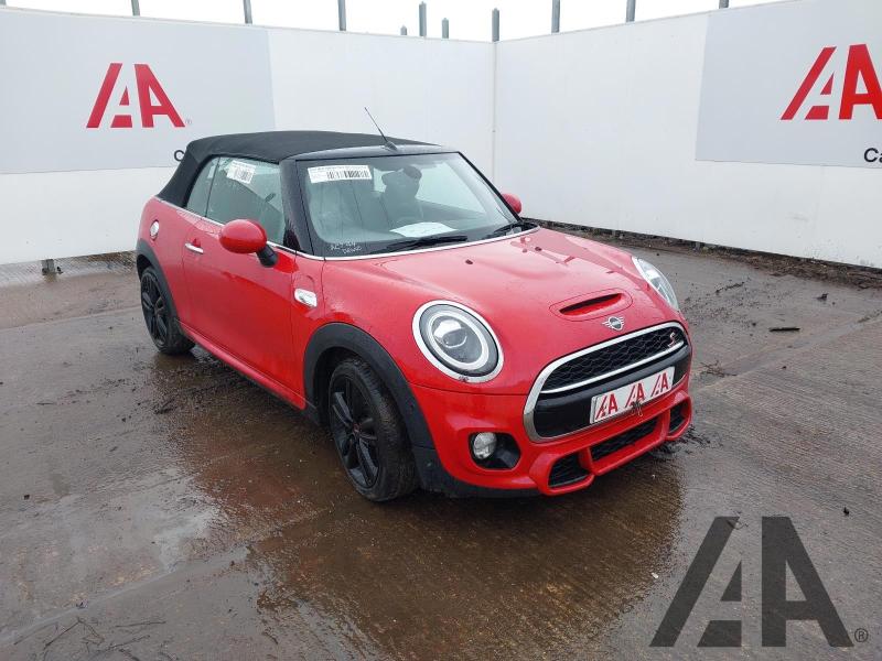 2018 MINI CONVERTIBLE COOPER S SPORT 1998cc TURBO PETROL AUTOMATIC 8 Speed 3 DOOR CONVERTIBLE