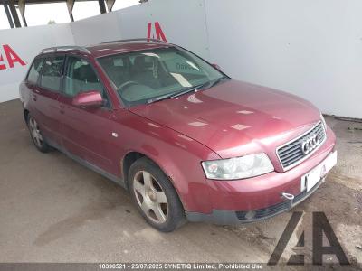 Image of 2002 AUDI A4 AVANT TDI SE 1896cc TURBO DIESEL MANUAL 5 Speed 5 DOOR ESTATE