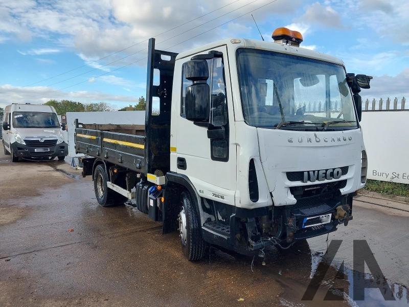 2015 IVECO EUROCARGO 75E16S 4485cc TURBO DIESEL SEMI AUTO