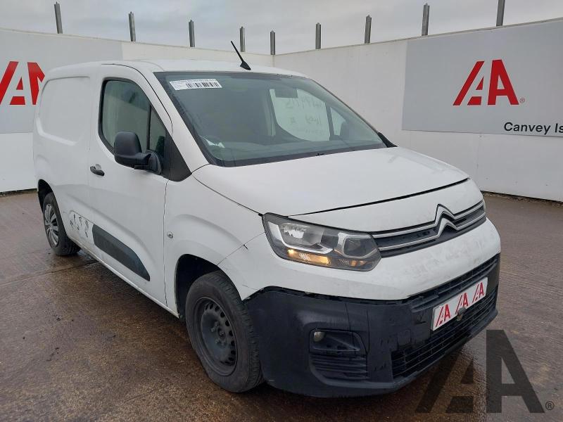 2019 CITROEN BERLINGO 650 ENTERPRISE M BLUEHDI 1560cc TURBO DIESEL MANUAL 5 Speed PANEL VAN