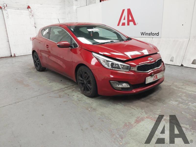 2013 KIA CEED PRO CEED CRDI SE ECODYNAMICS 1582cc TURBO DIESEL MANUAL 6 Speed 3 DOOR HATCHBACK