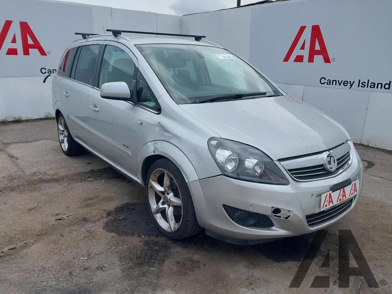 2013 VAUXHALL ZAFIRA DESIGN 1598cc PETROL MANUAL 5 DOOR MPV