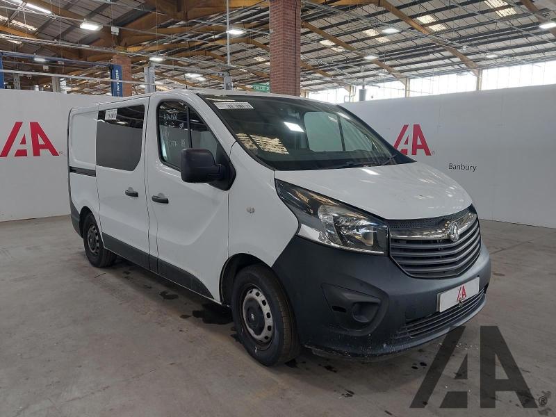 2017 VAUXHALL VIVARO L1H1 2900 CDTI BITURBO S/S 1598cc TURBO DIESEL MANUAL 6 Speed PANEL VAN