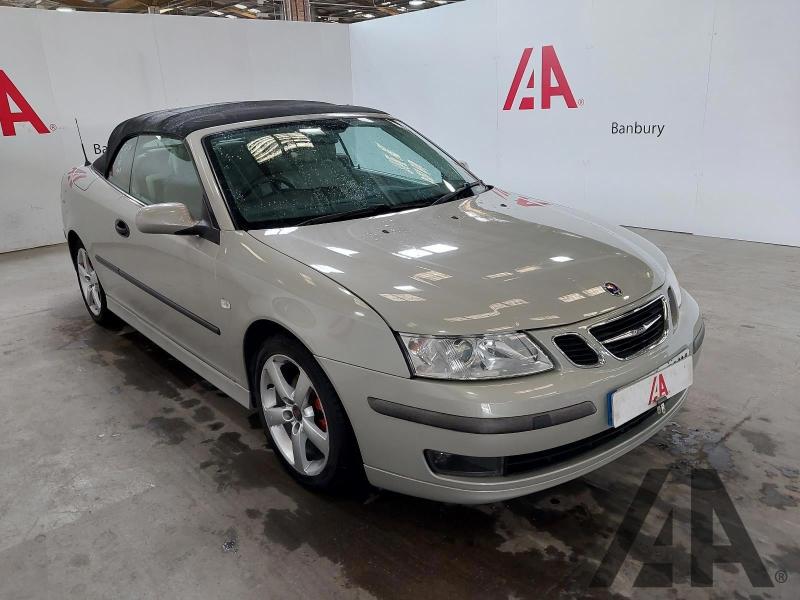 2006 SAAB 9-3 VECTOR T 1998cc TURBO PETROL SEMI AUTO 5 Speed 2 DOOR CONVERTIBLE