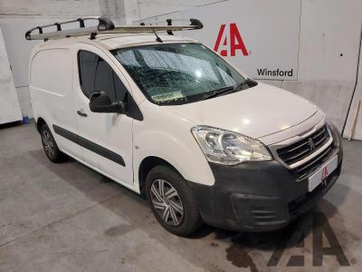Image of 2018 PEUGEOT PARTNER BLUE HDI PROFESSIONAL L1 1560cc TURBO DIESEL MANUAL 5 Speed PANEL VAN