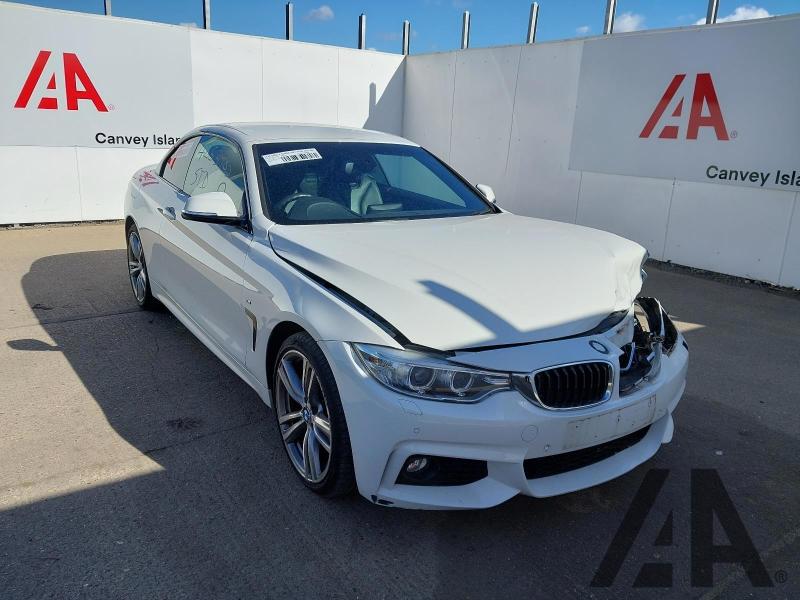2015 BMW 4 SERIES 420D M SPORT 1995cc TURBO DIESEL AUTOMATIC 2 DOOR CONVERTIBLE