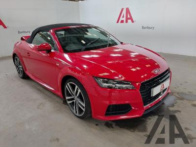 Image of 2016 AUDI TT TFSI S LINE 1984cc TURBO PETROL SEMI AUTO 6 Speed 2 DOOR CONVERTIBLE