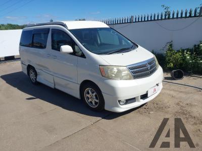 Image of 2003 TOYOTA ALPHARD/VELLFIRE IMPORT MOTORHOME 2360cc PETROL AUTOMATIC 2 DOOR MOTORHOME 2 DOOR