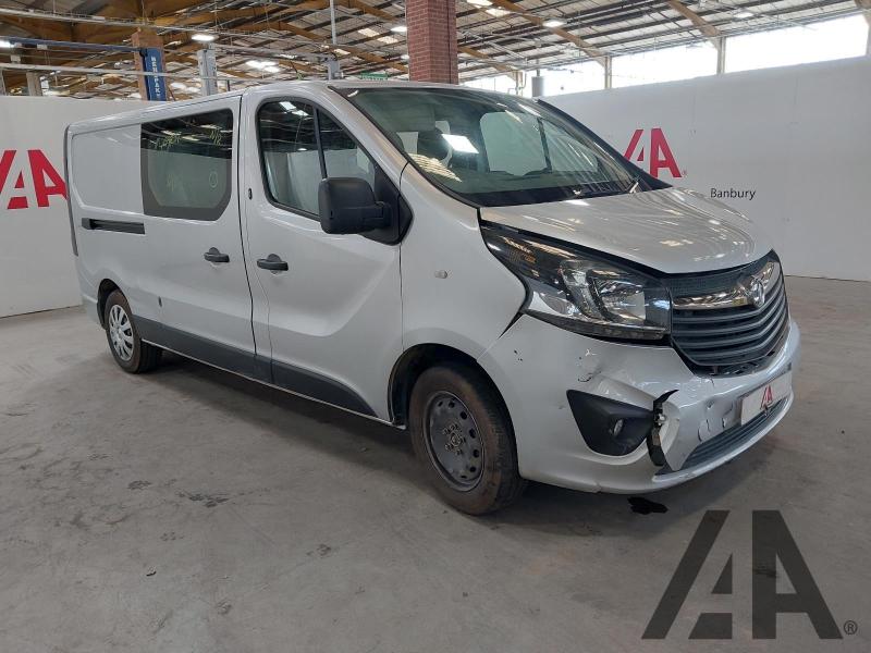 2018 VAUXHALL VIVARO L2H1 2900 SPORTIVE CDTI 1598cc TURBO DIESEL MANUAL 6 Speed PANEL VAN