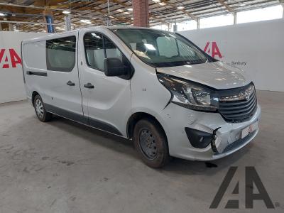 Image of 2018 VAUXHALL VIVARO L2H1 2900 SPORTIVE CDTI 1598cc TURBO DIESEL MANUAL 6 Speed PANEL VAN