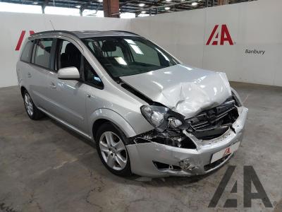 Image of 2013 VAUXHALL ZAFIRA EXCLUSIV 1598cc PETROL MANUAL 5 DOOR MPV