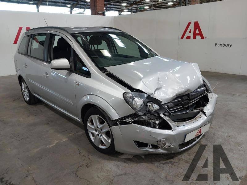 2013 VAUXHALL ZAFIRA EXCLUSIV 1598cc PETROL MANUAL 5 DOOR MPV