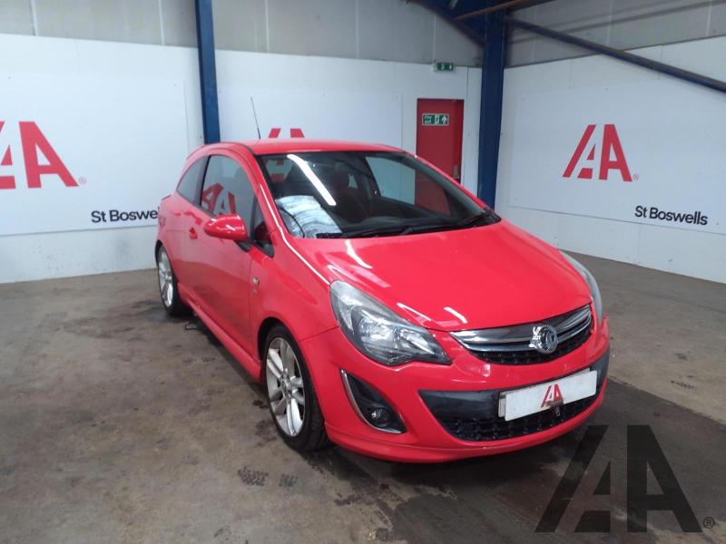 2013 VAUXHALL CORSA SRI 1398cc PETROL MANUAL 3 DOOR HATCHBACK