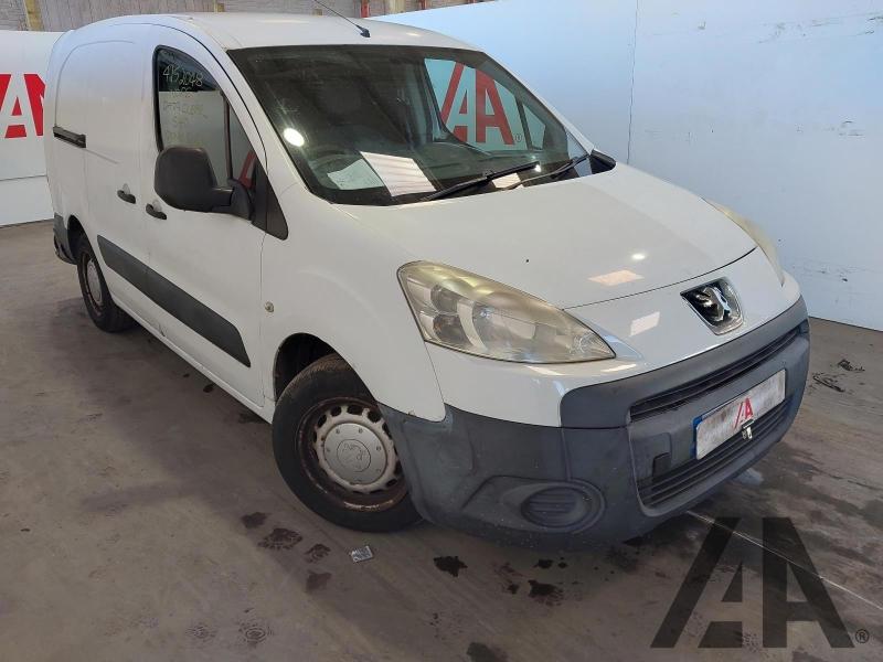 2011 PEUGEOT PARTNER HDI CRC 1560cc TURBO DIESEL MANUAL 5 Speed PANEL VAN
