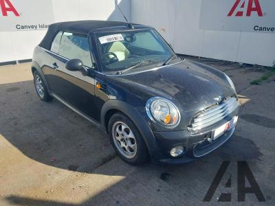Image of 2012 MINI CONVERTIBLE ONE 1598cc PETROL MANUAL 6 Speed 2 DOOR CONVERTIBLE