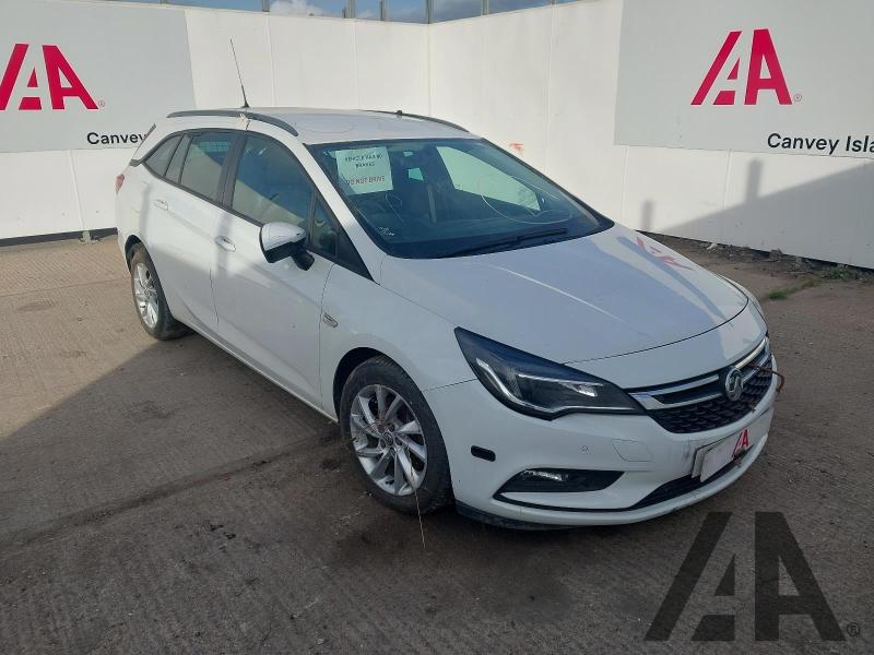2019 VAUXHALL ASTRA DESIGN CDTI S/S 1598cc TURBO DIESEL MANUAL 6 Speed 5 DOOR ESTATE